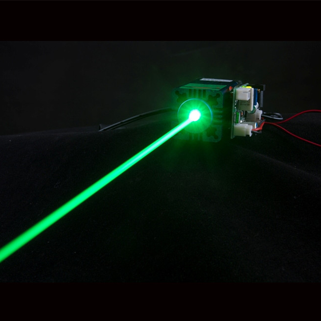520nm 100mw 150mw 1000mw grass green laser module -- long time continuous working